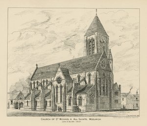 Kościół św. Michała i Wszystkich Świętych w Woolwich autorstwa English School
