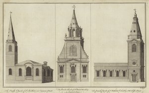 Kościoły św Swithina, Cannon Street, St Edmund the King, Lombard Street i St Nicholas Cole Abbey, Old Fish Street