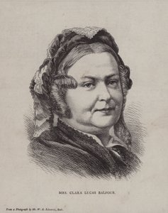 Clara Lucas Balfour, angielska aktywistka wstrzemięźliwości autorstwa English School