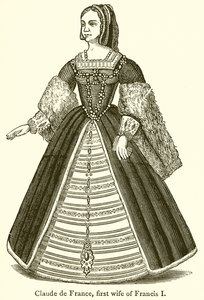 Claude de France, pierwsza żona Franciszka I autorstwa English School