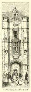 Wieża zegarowa, Hampton Court autorstwa English School