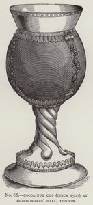 Puchar kakao-orzechów (około 1500) w Ironmongers