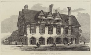 Coffee Tavern and Hostelry w Newark-on-Trent (grawerowanie) autorstwa English School