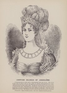 Coiffure księżnej Angouleme (rycina) autorstwa English School