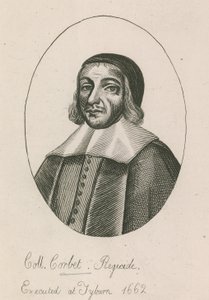 Coll Corbet, królobójstwo, stracony w Tyburn, 1662 autorstwa English School