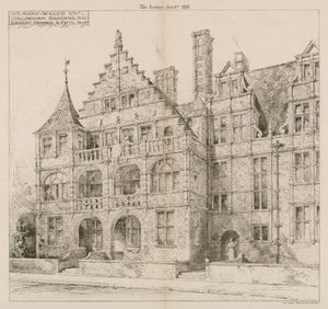 Collingham Gardens, Kensington, Londyn autorstwa English School