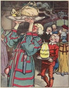 Historia Colmana i garnek musztardy (kolorowa litografia) autorstwa English School