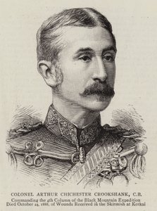 Pułkownik Arthur Chichester Krzywołap (grawerowanie) autorstwa English School