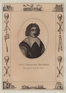 Pułkownik Francis Hacker, stracony w Tyburn, 1660 autorstwa English School