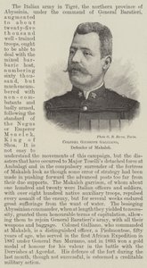 Pułkownik Giuseppe Galliano, obrońca Makaleh (grafika) autorstwa English School
