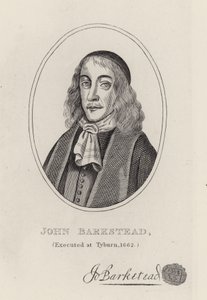 Pułkownik John Barkstead (grafika) autorstwa English School