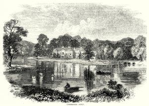 Opactwo Combermere (grawerowanie) autorstwa English School