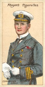Komandor Evans (chromolitho) autorstwa English School