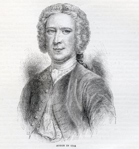 Komandor George Anson, 1. baron Anson (1697-1762), 1744 autorstwa English School