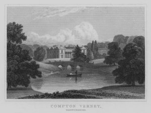 Compton Verney, Warwickshire (grawerowanie) autorstwa English School