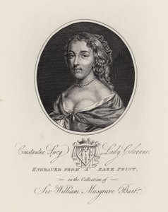 Constantia Lucy, Lady Colerane (grafika) autorstwa English School