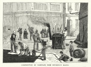 Budowa ścieżek z masy bitumicznej (grawerowanie) autorstwa English School