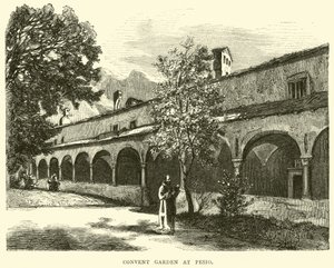 Ogród klasztorny w Pesio autorstwa English School