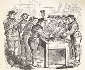 Skazańcy skrobani, ilustracja z The Criminal Prisons of London i Scenes from Prison Life autorstwa Henry