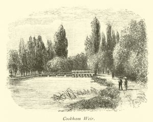 Cookham Weir autorstwa English School
