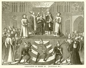 Koronacja Henryka IV. (Arleiczka Pani) autorstwa English School