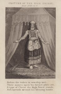 Strój Arcykapłana, Exodus XVIII, wer. 4 (rycina) autorstwa English School