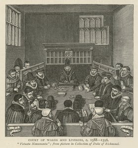 Dwór Okręgów i liberii, ok. 1588-1589 autorstwa English School