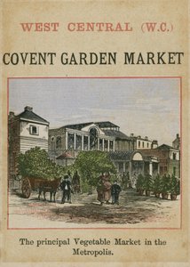 Targ w Covent Garden autorstwa English School