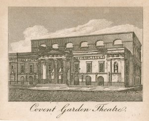 Covent Garden Theatre, Londyn autorstwa English School