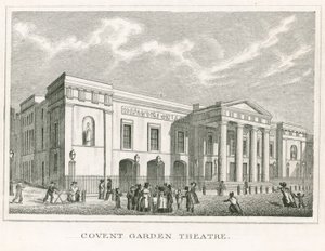 Covent Garden Theatre, Londyn autorstwa English School