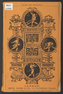 Okładka The Cornhill Magazine, styczeń 1874 autorstwa English School