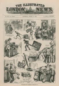Okładka Illustrated London News autorstwa English School