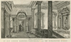 Cowfields, 30 Old Burlington Street: Galeria do salonu na piętrze autorstwa English School