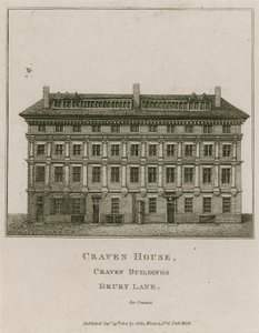 Craven House, Craven Buildings, Drury Lane, Londyn autorstwa English School