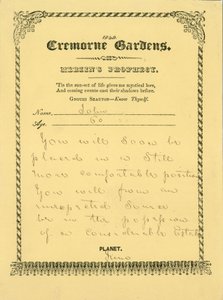 Ogrody Cremorne, Londyn: Przepowiednia Merlinsa autorstwa English School