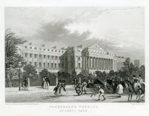 Cumberland Terrace, Regents Park, Londyn autorstwa English School