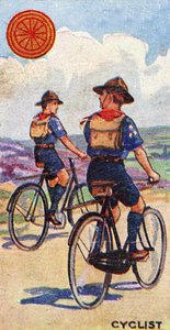 Odznaka harcerska rowerzysty, 1923 autorstwa English School