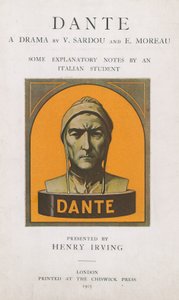 Dante A Drama V Sardou i E Moreau, kilka wyjaśnień włoskiego studenta autorstwa English School
