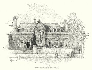 Szkoła Davenanta (grafika) autorstwa English School