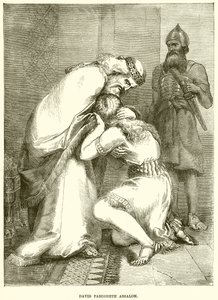 Dawid Pardoneth Absalom autorstwa English School