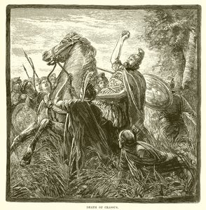 Śmierć Krassusa autorstwa English School