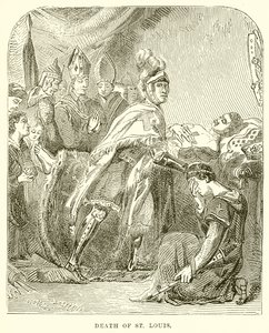 Śmierć św. Ludwika autorstwa English School