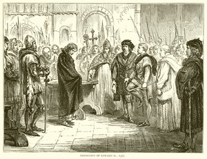 Osadzanie Edwarda II, 1327 autorstwa English School