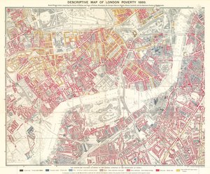 Opisowa mapa londyńskiej biedy, 1889