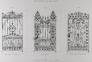 Wzory balustrad żeliwnych z 