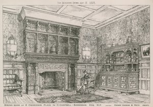 Jadalnia przy Grosvenor Place 6 dla H Campbell-Bannerman, MP autorstwa English School