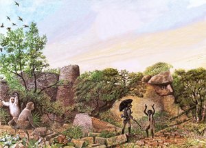 Odkrycie czegoś, co stało się znane jako Machu Picchu autorstwa English School