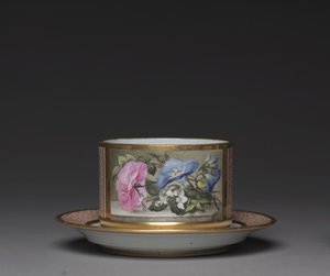 Naczynie, wykonane przez Fabrykę Porcelany Worcester, ok.1810 autorstwa English School