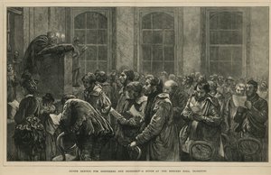 Nabożeństwo Boże dla pasterzy i pasterzy - gabinet w Berners Hall, Islington, Londyn autorstwa English School