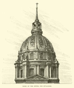 Kopuła hotelu des Invalides autorstwa English School